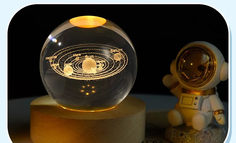 Add a touch of magic to your space with our stunning 3D Crystal Ball Planet Galaxy Glass Globe Moon Decor. Double Cart provides Best products for your home in Houston, TX.