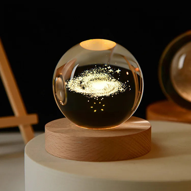 Add a touch of magic to your space with our stunning 3D Crystal Ball Planet Galaxy Glass Globe Moon Decor. Double Cart provides Best products for your home in Washington, DC.