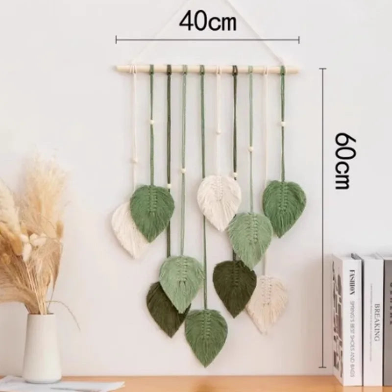 Enhance your living space with a touch of bohemian charm with this exquisite Bohemian Cotton Rope Macrame Leaf Ornament Wall Decoration. Double Cart provides Best products for your home in San Jose, CA.