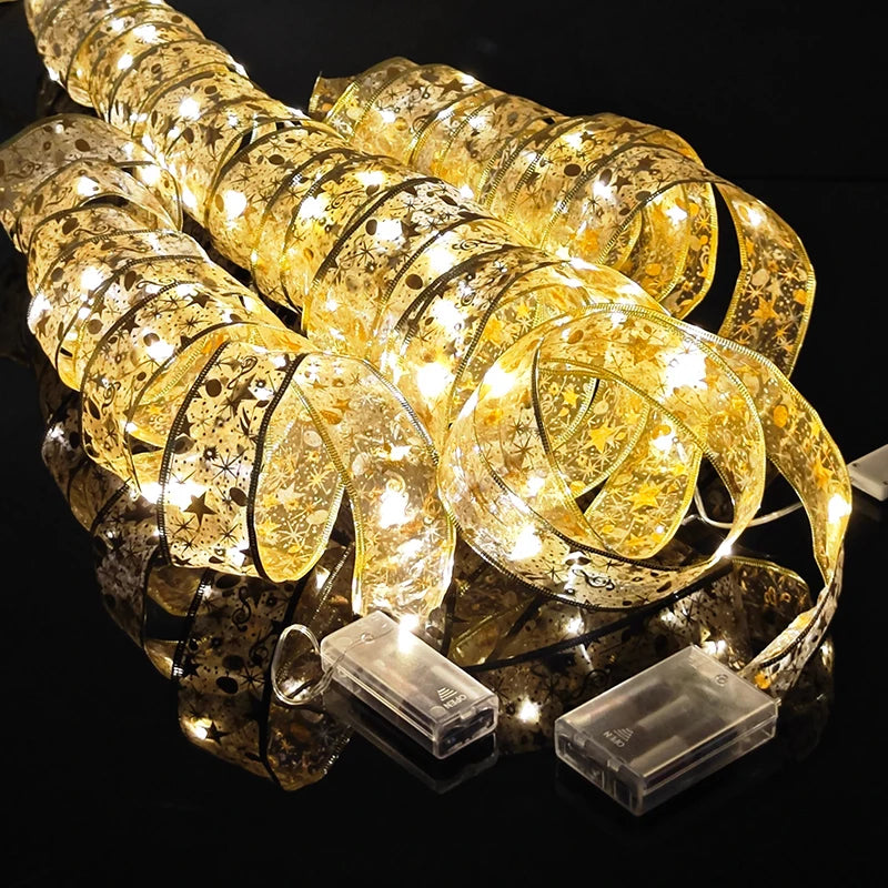 Get ready to brighten up your home with the Christmas Ribbon Lights with Fairy String Garland from Double Cart 15. Double Cart provides Best products for your home in Chicago, IL.