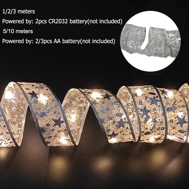 Get ready to brighten up your home with the Christmas Ribbon Lights with Fairy String Garland from Double Cart 15. Double Cart provides Best products for your home in Miami, FL.