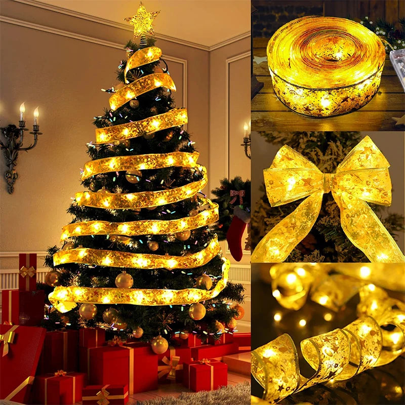 Get ready to brighten up your home with the Christmas Ribbon Lights with Fairy String Garland from Double Cart 15. Double Cart provides Best products for your home in Tampa, FL.
