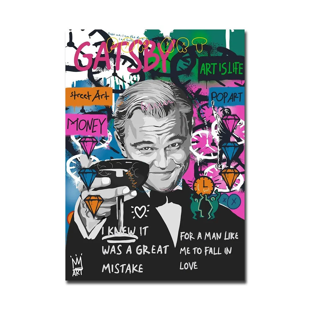 Enhance your home decor with this stylish canvas art featuring Leonardo DiCaprio in The Great Gatsby. Double Cart provides Best products for your home in Phoenix, AZ.