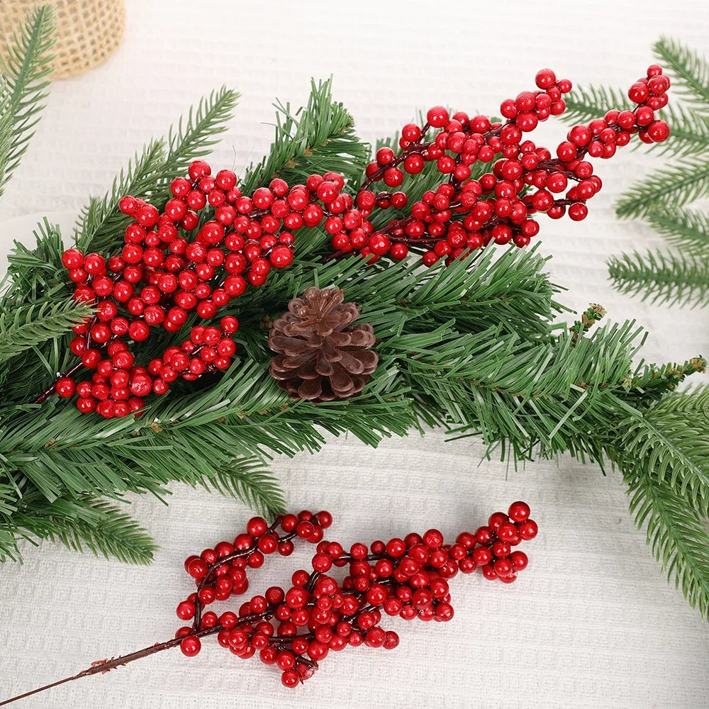 Enhance your Christmas home decor with these charming Red Holly Berry Artificial Stems. Double Cart provides Best products for your home in Charlotte, NC.