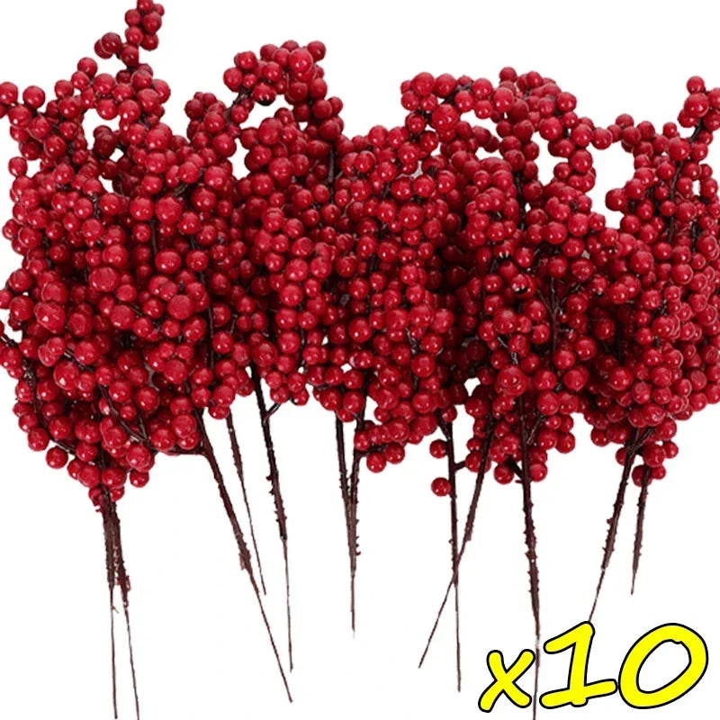 Enhance your Christmas home decor with these charming Red Holly Berry Artificial Stems. Double Cart provides Best products for your home in Detroit, MI.