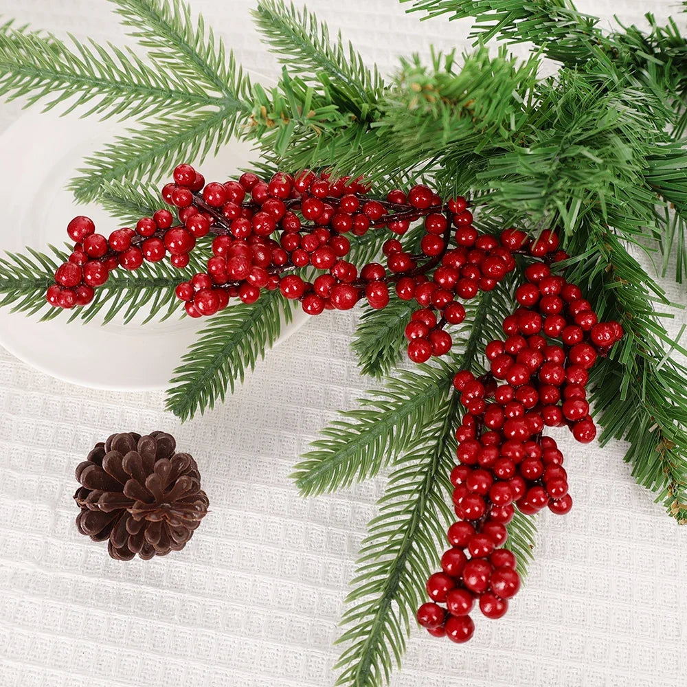 Enhance your Christmas home decor with these charming Red Holly Berry Artificial Stems. Double Cart provides Best products for your home in Jacksonville, FL.