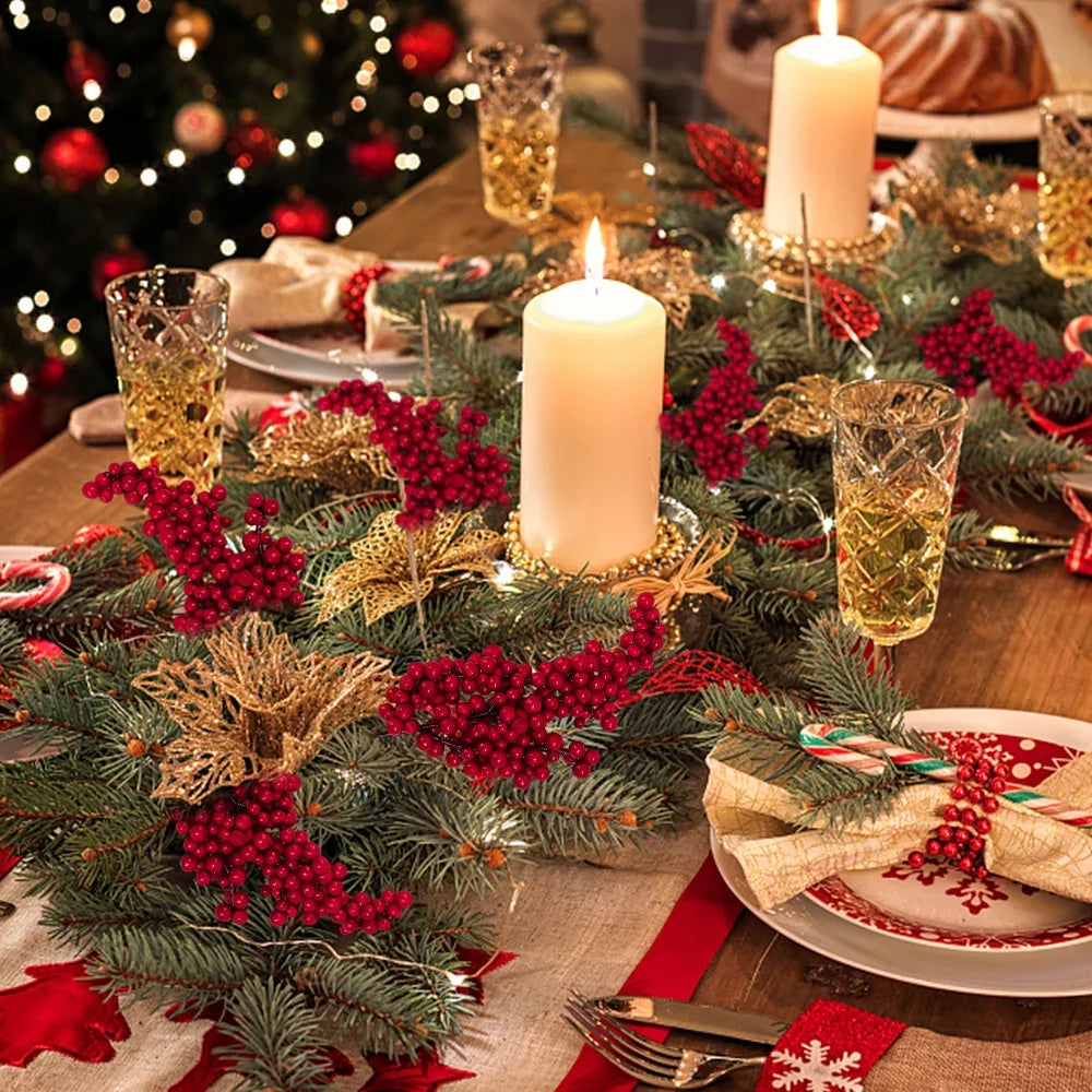 Enhance your Christmas home decor with these charming Red Holly Berry Artificial Stems. Double Cart provides Best products for your home in Minneapolis, MN.