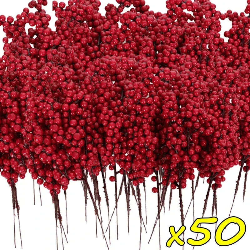 Enhance your Christmas home decor with these charming Red Holly Berry Artificial Stems. Double Cart provides Best products for your home in San Diego, CA.