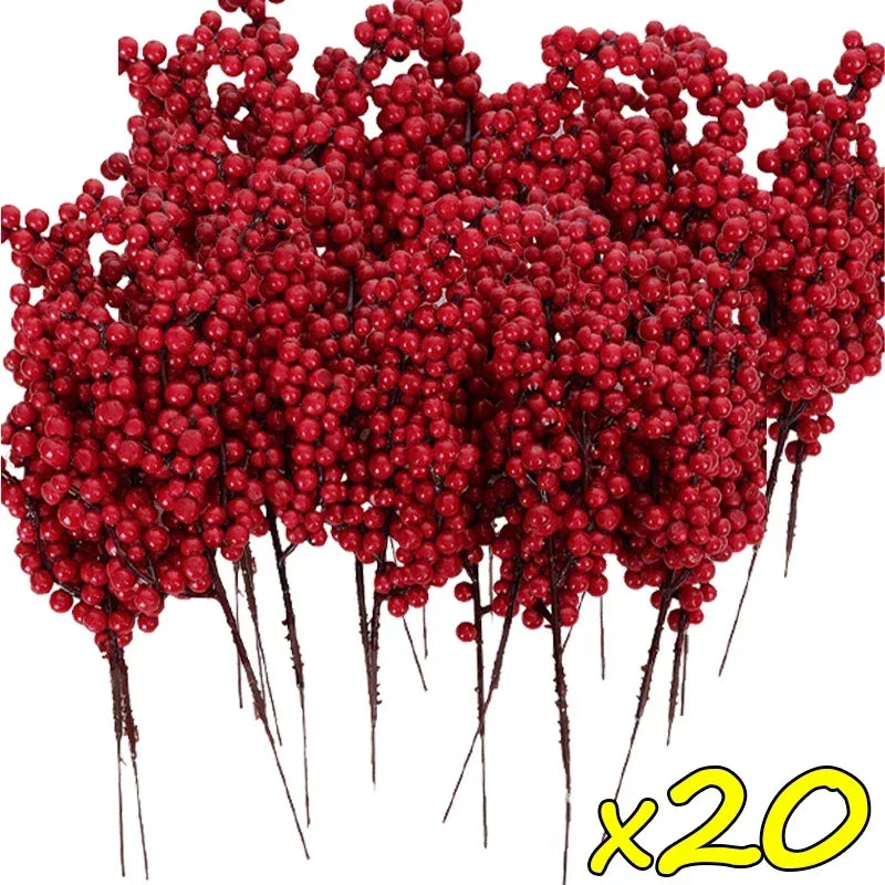 Enhance your Christmas home decor with these charming Red Holly Berry Artificial Stems. Double Cart provides Best products for your home in Tampa, FL.
