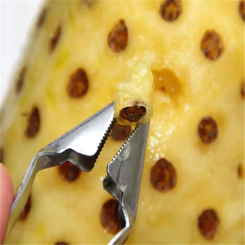 Introducing the Stainless Steel Pineapple Clip, a handy kitchen gadget that peels and slices your favorite fruit with ease. Double Cart provides Best products for your home in Orlando, FL.